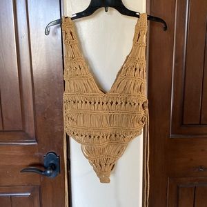 Gold Indah one piece swim suit! Size medium